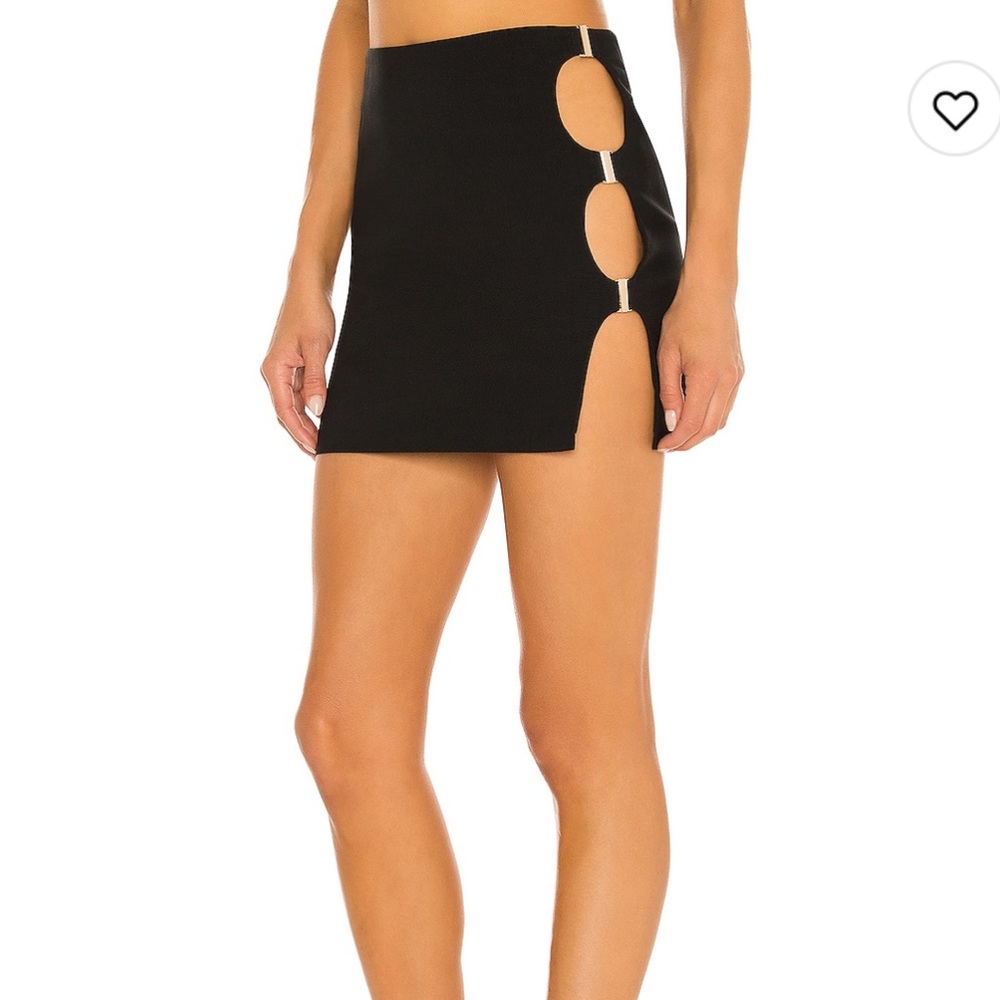 Revolve NBD cutout mini skirt. Size XXS. Fire a size 24 waist. Worn twice.